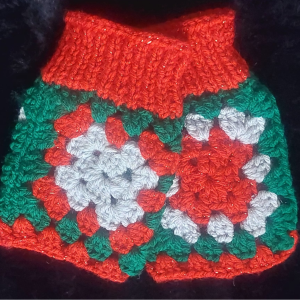Handmade Christmas Theme Mittens